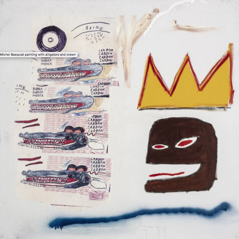 Jean-Michel Basquiat, Untitled, 1984. Courtesy Phillips
