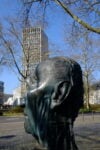 Bonn. Germania La statua di Hubertus von Pilgrim dedicata al cancelliere Adenauer®Photo Dario Bragaglia
