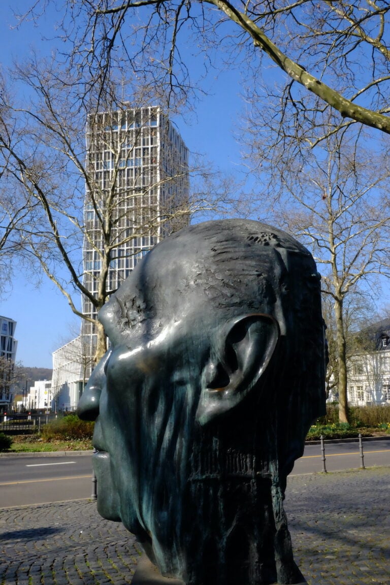 Bonn. Germania La statua di Hubertus von Pilgrim dedicata al cancelliere Adenauer®Photo Dario Bragaglia
