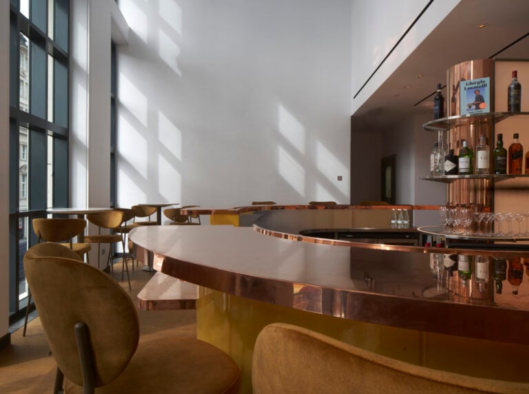 Il bar del ristorante Locatelli nel mezzanino della Sainsbury Wing © The National Gallery, London. Photo Edmund Sumner