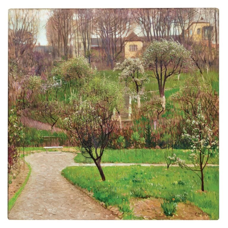 carl moll giardino a dobling 1908 courtesy of dorotheum La migliore asta di arte moderna di sempre per la casa Dorotheum a Vienna