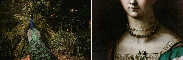 ©Ilaria Sagaria, Piena di grazia, Dittico Pavone, 2023_Courtesy Alessia Paladini Gallery Milano