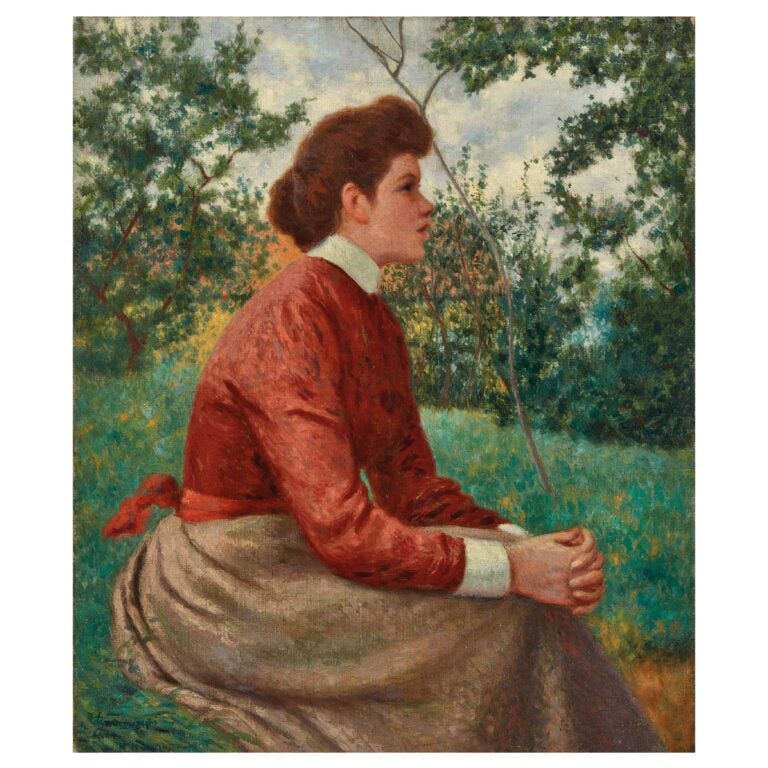 Federico Zandomeneghi, L'Attente. Courtesy Pandolfini