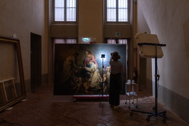 Firenze e l’Europa. Arti del Settecento agli Uffizi, allestimento della mostra, 2025