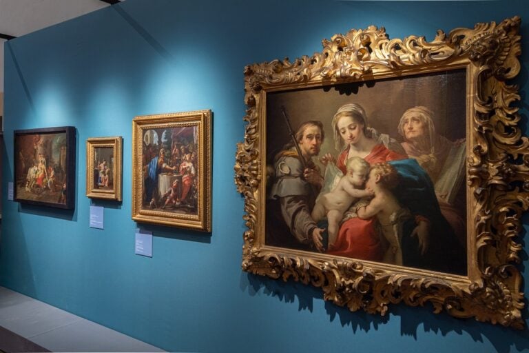 Firenze e l’Europa. Arti del Settecento agli Uffizi, allestimento della mostra, 2025
