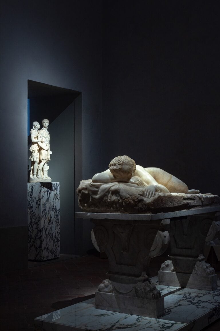 Firenze e l’Europa. Arti del Settecento agli Uffizi, allestimento della mostra, 2025