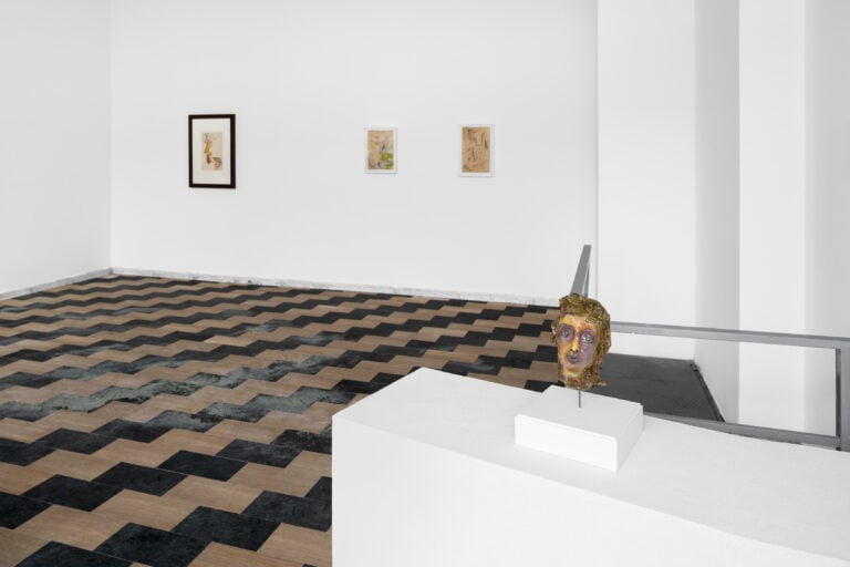 Fontane Animali Cowboys, Stefania Carlotti, Enzo Cucchi, Salvatore Fancello, 2025 Installation view, velo project, Milan