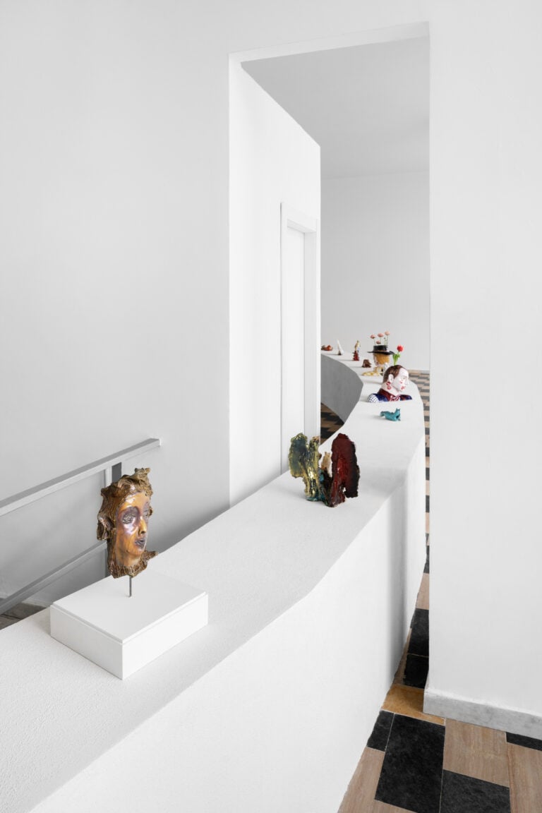 Fontane Animali Cowboys, Stefania Carlotti, Enzo Cucchi, Salvatore Fancello, 2025 Installation view, velo project, Milan