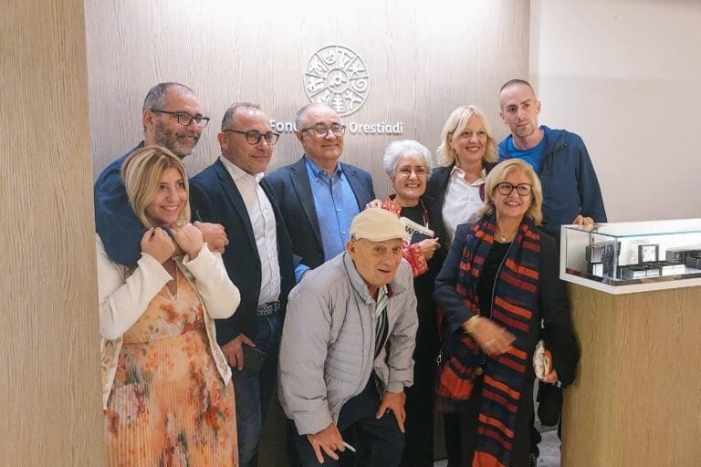 Orestiadi. Tra gli altri, Enzo Fiammetta (accanto a Francesca) e Antonella Corrao (a dx)