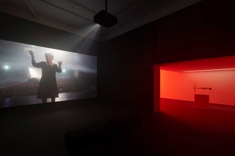 Yael Bartana, installation view from Utopia Now! Galleria Raffaella Cortese, Milan, 2024. Ph: Andrea Rossetti Courtesy the Artist and Galleria Raffaella Cortese, Milano - Albisola
