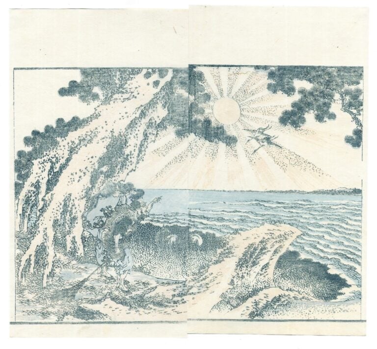 Hokusai, Bellissimi raggi di sole sull’oceano