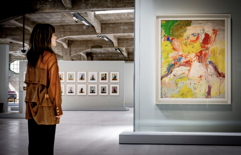 Installation of Man in Wainscott by Willem de Kooning at Fenix, the new international art museum devoted to migration, opening in Rotterdam on Friday 16 May 2025 Image copyright Robin Utrecht