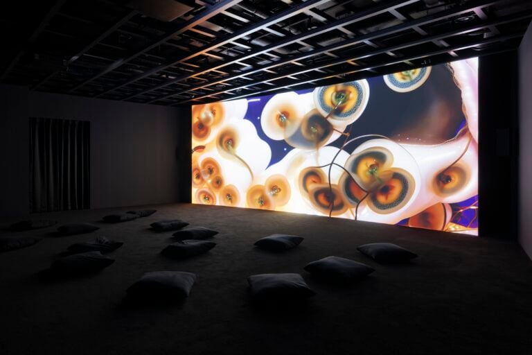 Installation view of Anicka Yi There Exists Another Evolution, But In This One,_ UCCA Center for Contemporary Art, 2025. Photograph by Sun Shi, courtesy UCCA Center for Contemporary Art