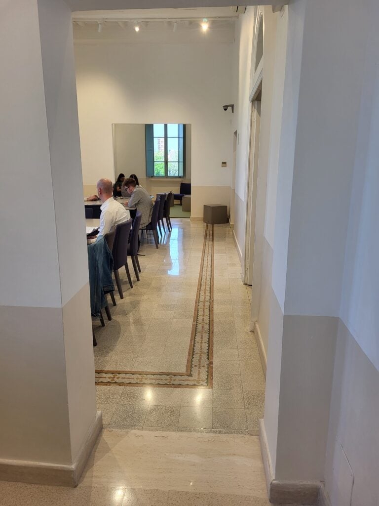 L'aula studio alla Casina del Salvi