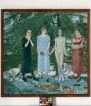Le signorine, 1912, olio su tela. Fondazione Musei Civici di Venezia – Galleria Internazionale d’Arte Moderna di Ca’ Pesaro. © Felice Casorati by SIAE copia