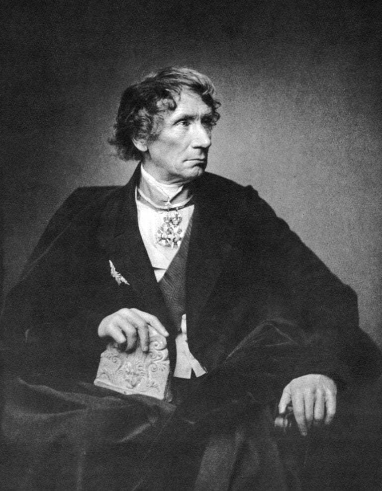 Leo von Klenze fotografato da Franz Hanfstaengl nel 1856