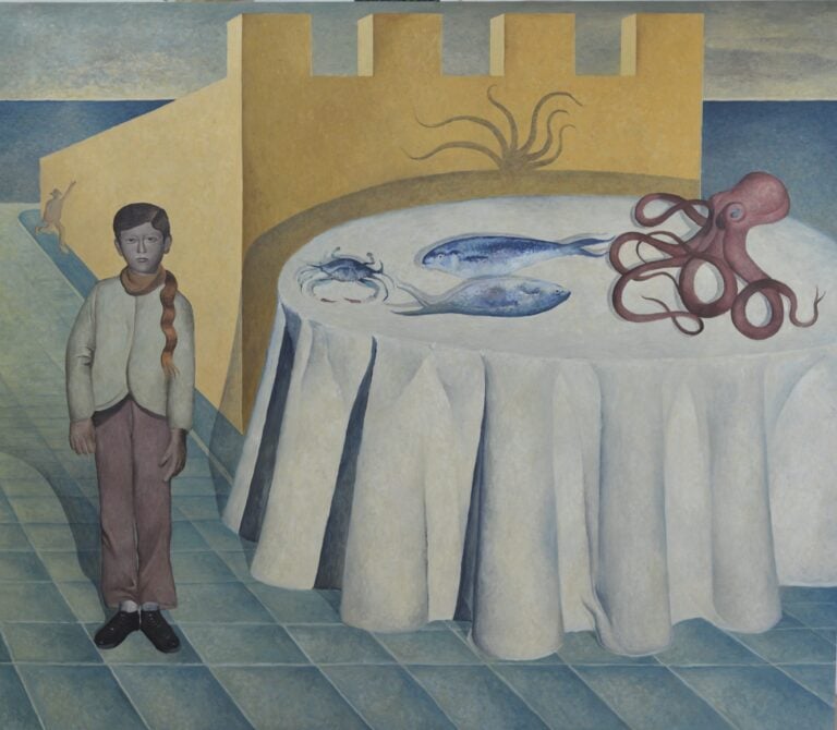 leonardo devito pescivendolo 2025 oil on canvasolio su tela 150 x 130 cm courtesy the artist and acappella courtesy lartista e acappella Torna a Napoli il weekend delle gallerie d’arte di Napoli. Ecco tutti i protagonisti dell'edizione 2025
