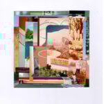 Lilly Lulay, Mindscapes 111, 2023, photo collage, 6 cm x 15,9 cm (unframed), framed_ 38 x 27 cm