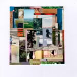 Lilly Lulay, Mindscapes 118, 2024, photo collage, 5 cm x 14,5 cm (unframed), framed_ 38 x 27 cm