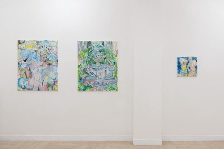 Lorenza Boisi, Turning Saints into the Sea, Installation view, Galleria Richter Fine Art, Courtesy Richter Fine Art, Roma, Photo Eleonora Cerri Pecorella