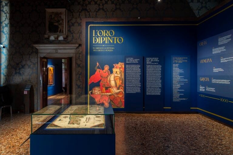 L'oro dipinto, installation view at Palazzo Ducale, Venezia, 2025. Courtesy MUVE. Photo Irene Fanizza
