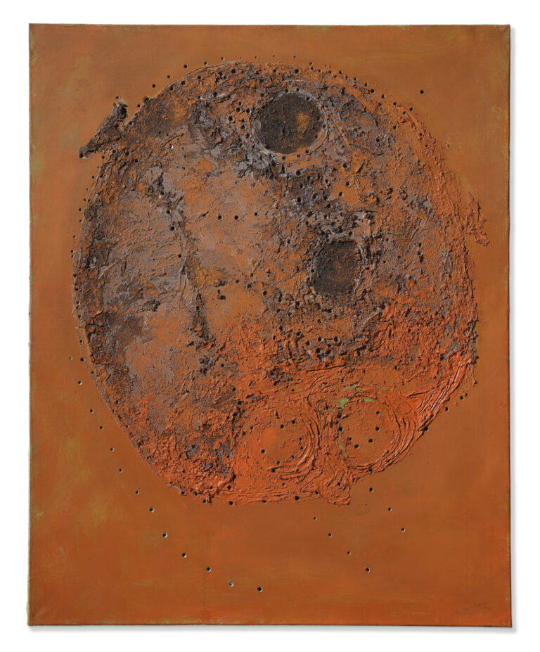 Lucio Fontana, Concetto spaziale, 1956. Courtesy Christie's Images Limited 2025