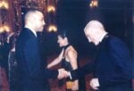 Ludovico e Francesca Corrao con il Re del Marocco. Ph. Archivio Fondazione Orestiadi