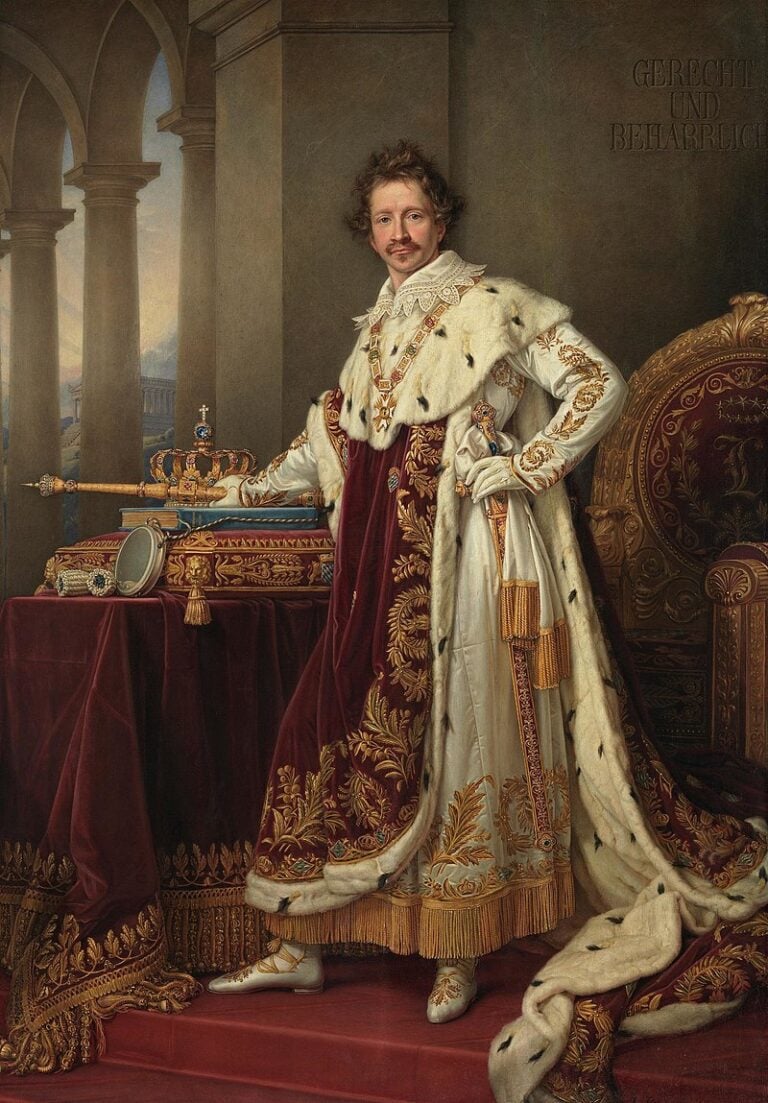 ludwig i di baviera ritratto da joseph karl stieler neue pinakothek monaco La storia dei vasi greci di Agrigento finiti a Monaco nel 1824 e tornati a casa nel 2024