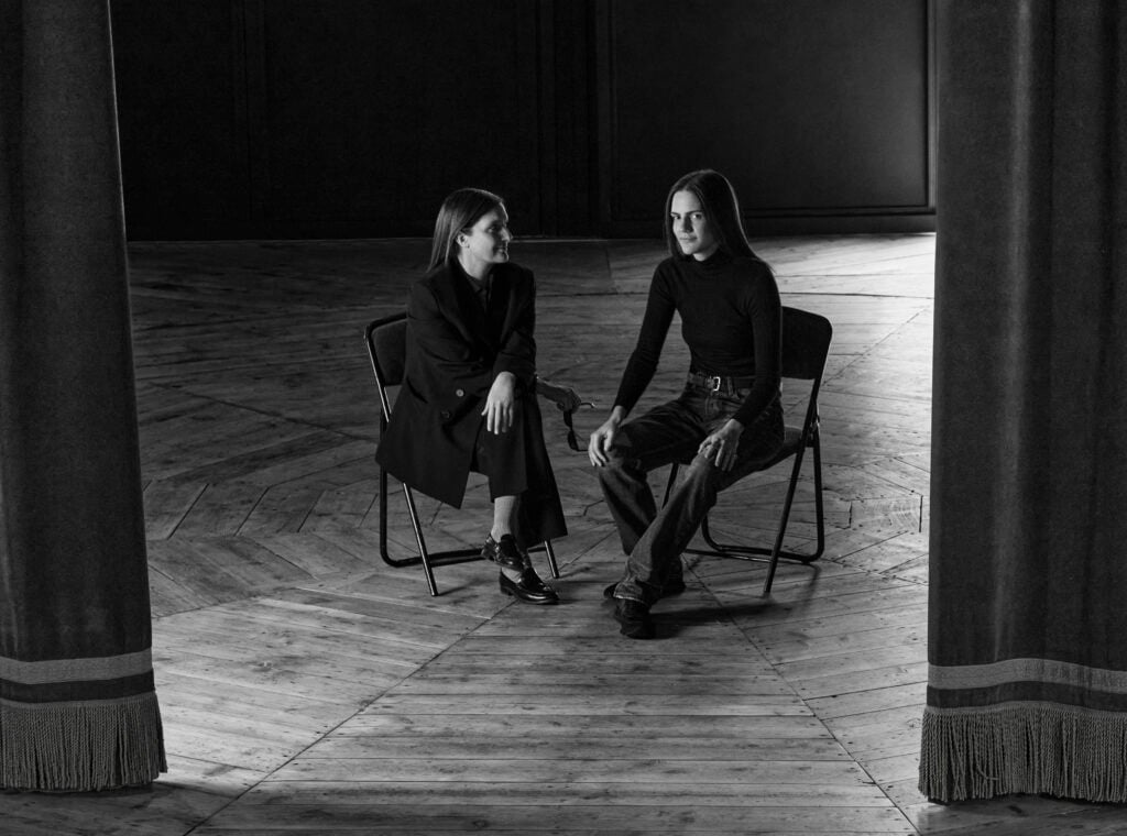 Maria Grazia Chiuri e Rachele Regini sul palco
