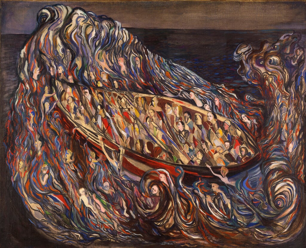 Maria Helena Vieira da Silva, Naufragio, 1944. Photo Mário de Oliveira. Courtesy CAM-Centro de Arte Moderna Gulbenkian, Lisbona