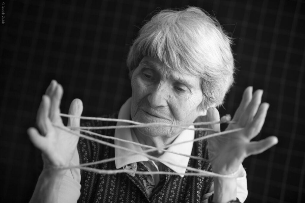 Maria Lai, 2008. Courtesy Daniela Zedda