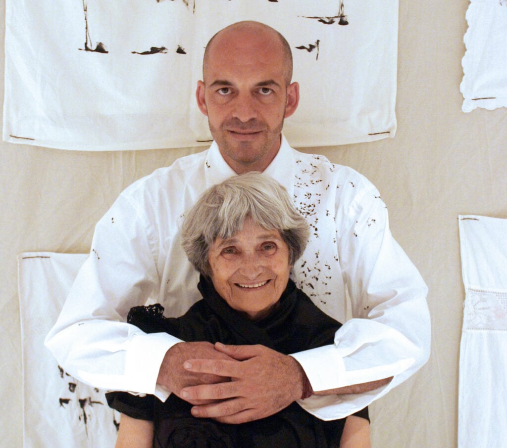 Maria Lai e Antonio Marras, Alghero, 2003. Courtesy Daniela Zedda