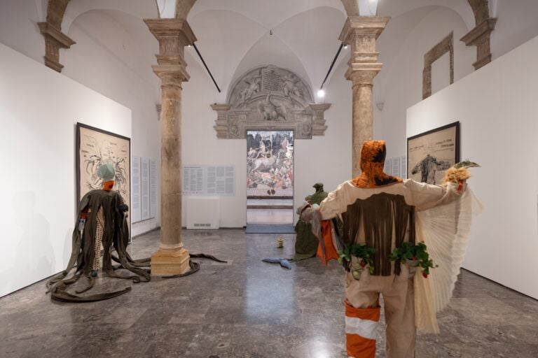 marzia migliora minuto mantenimento exhibition view palazzo abatellis palermo 2025 ph fausto brigantino x Il progetto sociale di Marzia Migliora a Palermo. In dialogo con il Trionfo della Morte