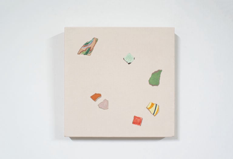 miho tanaka westscape one side acrilico su tela 30 x 30 cm 2024 courtesy lartista e andrea nuovo home gallery Torna a Napoli il weekend delle gallerie d’arte di Napoli. Ecco tutti i protagonisti dell'edizione 2025