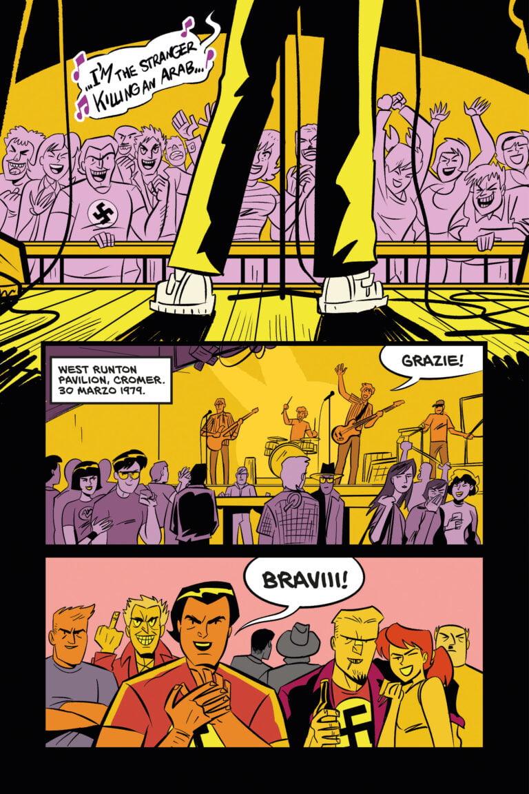 morire non importa the cure le radici del mito feltrinelli comics 2025 2 La storia della mitica band The Cure diventa un fumetto