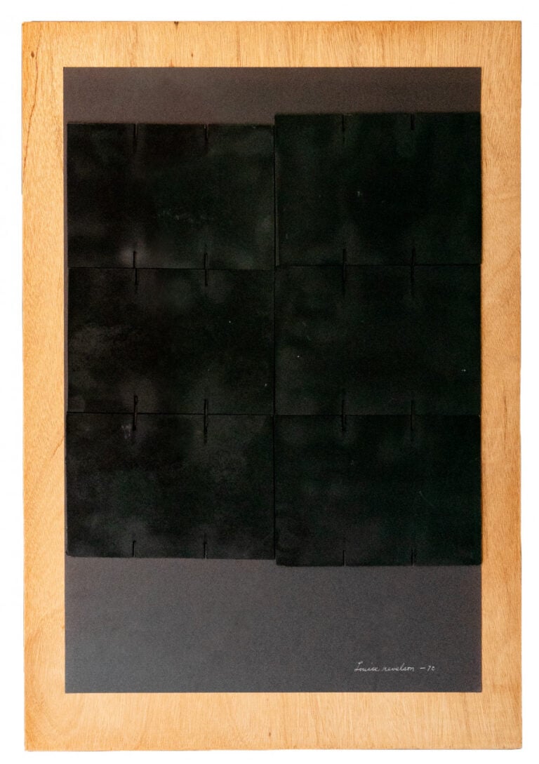 Louise Nevelson, Senza titolo, 1970. Courtesy Pado