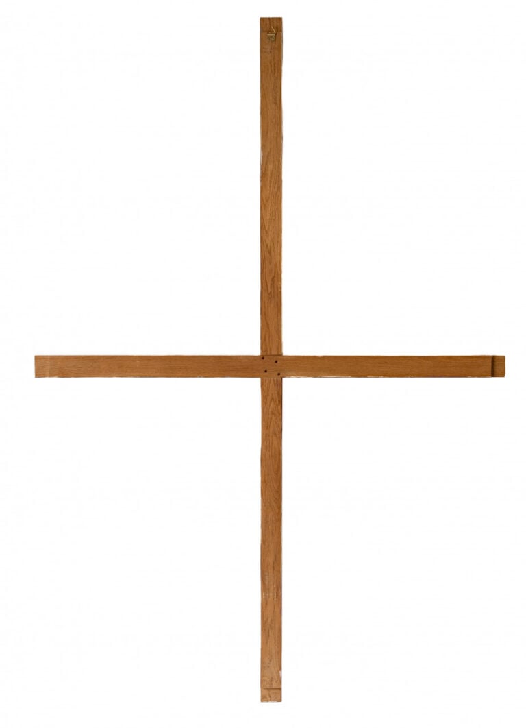 Gianni Piacentino, Four colours cross (B), 1965. Courtesy Pado
