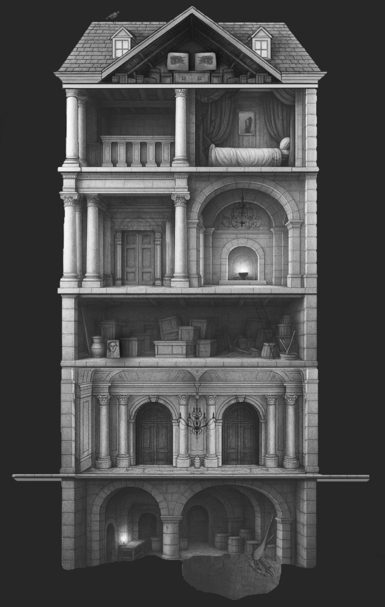 Prendere da buio per restituire al buio. Architettura in sezione