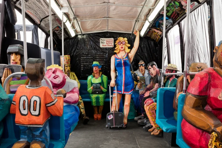 Red Grooms, The Bus, 1995, collection Fenix