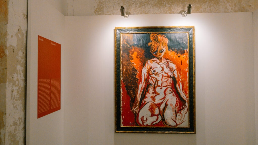 Renato Guttuso, Nudo Rosso, 1962, Visioni Mediterranee, Gallipoli