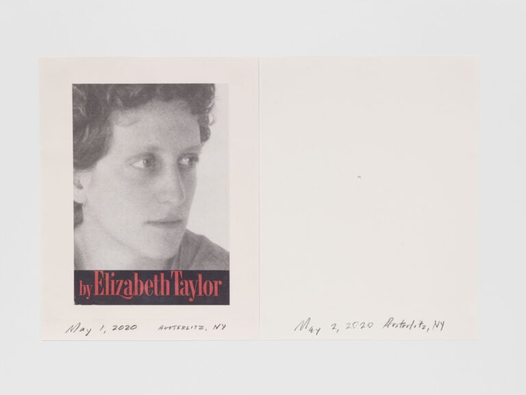 Roni Horn
By Elizabeth Taylor 2 • Blank with Hole, 2022
Due stampe a pigmenti su carta di cotone, incorniciate insieme 34,8 × 53,8 cm; 40 × 59,3 × 3 cm framed
Ed. 12 + 1 AP
Photo: Tom Powel Courtesy the Artist and Galleria Raffaella Cortese, Milano - Albisola
