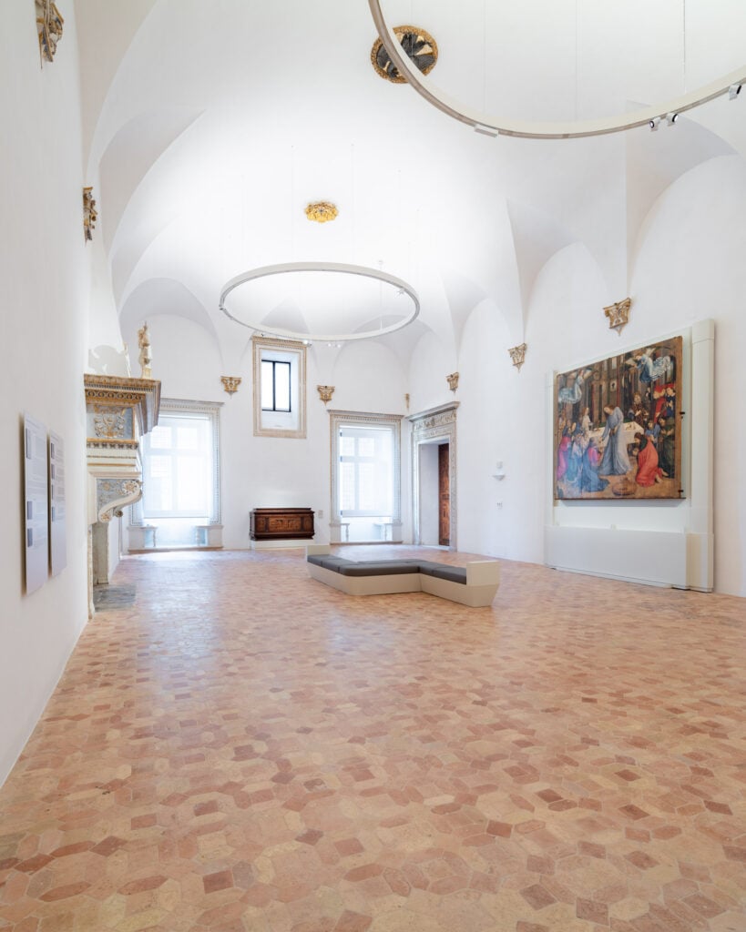 Riallestimento dello Studiolo di Federico da Monfeltro al Palazzo Ducale di Urbino
