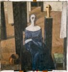 Ritratto di Maria Anna De Lisi o Anna Maria De Lisi, 1919, tempera su tela, 141 x 140 cm. Collezione privata. Photo Credit Pino Dell’Aquila. © Felice Casorati by SIAE