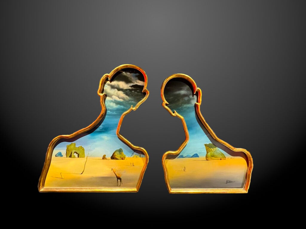 Salvador Dalì – Couple aux têtes pleines de nuages