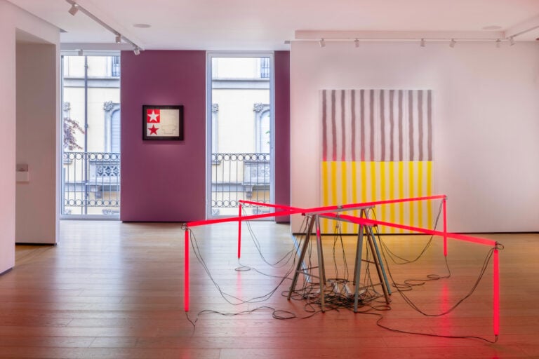 Sergio Limonta, Unlocked area, installation view at BUILDING TERZO PIANO, Milano, 2025. Photo Gabriele Barbagallo