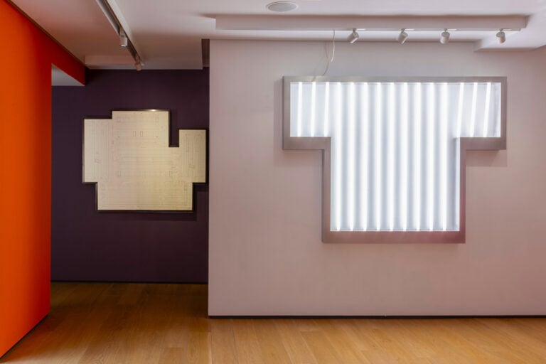 Sergio Limonta, Unlocked area, installation view at BUILDING TERZO PIANO, Milano, 2025. Photo Gabriele Barbagallo