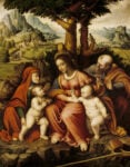 Cesare Magni, la Sacra Famiglia con Santa Elisabetta e San Giovanni Battista