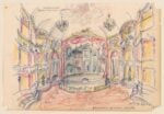 Tomaso Buzzi, sketch per il Teatro della Cometa, 1956