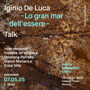 Iginio De Luca - Lo gran mar dell'essere - Talk