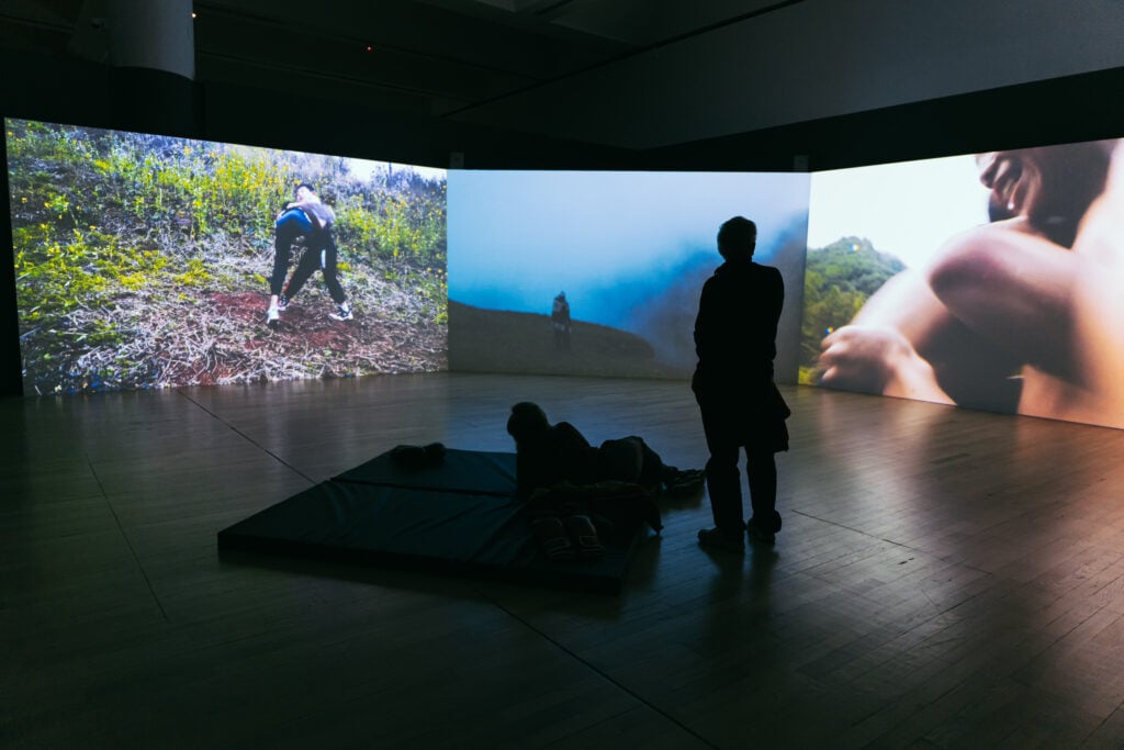 Veduta della mostra,Li Yongzheng. Nel profondo di questo deserto. Photo Mart, Edoardo Meneghini, 2025